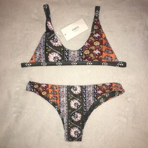 Zaful Boho Bikini